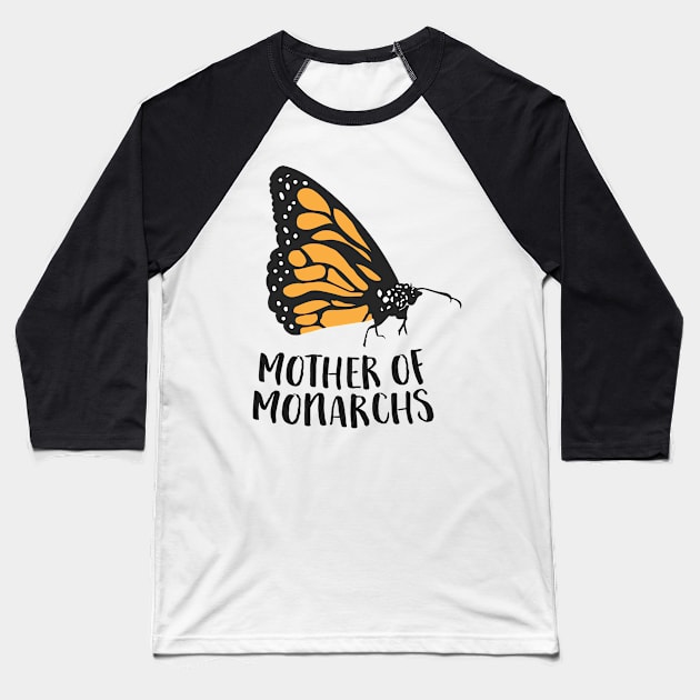 Butterfly Mother Of Monarchs Butterfly Baseball T-Shirt by EQDesigns